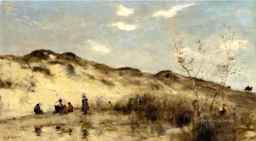 ダンケルクの砂丘 外光ロマン主義 ジャン・バティスト・カミーユ・コロー Oil Paintings